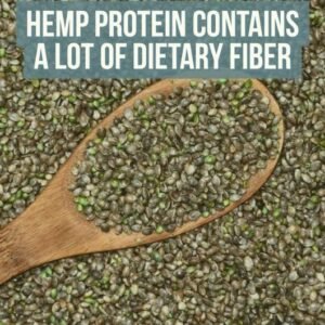 hemp protein contains a lot of dietary fiber