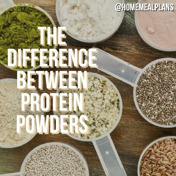 the difference between protein powders